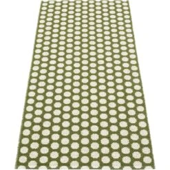 Noa Rug Olive / Vanilla / Warm Grey, 70x150 Cm