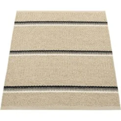 Olle Rug Mud / Background Beige, 70x90 Cm