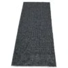 Svea Rug Black Metallic/Black, 70x240 Cm