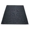 Svea Rug Black Metallic/Black, 140x220 Cm 2 Svea Rug Black Metallic/Black, 140x220 Cm -Hay Store pappelina svea rug black metallic black 15