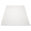 Svea Rug White Metallic/White, 180x260 Cm -Hay Store pappelina svea rug white metallic white 12
