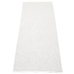 Svea Rug White Metallic/White, 70x160 Cm