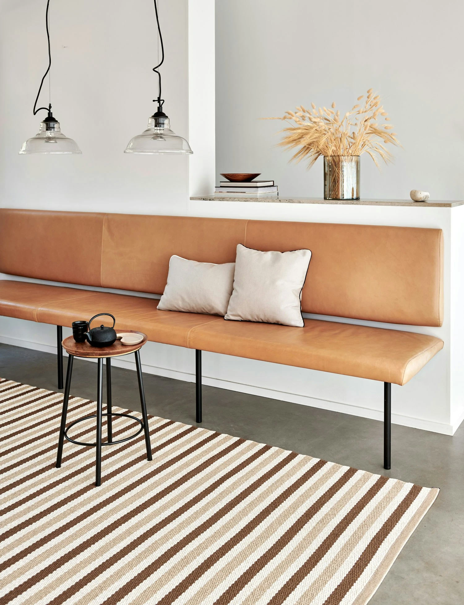 Teo Rug Brown / Beige / Vanilla, 70x240 Cm 5 Teo Rug Brown / Beige / Vanilla, 70x240 Cm - Image 3