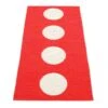 Vera Rug 70x150 Cm, Red/Vanilla