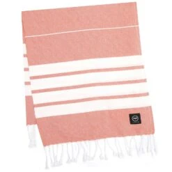 Alma Hamam Bath Sheet 80x180 Cm, Orange