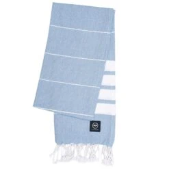 Alma Hamam Bath Sheet 80x180 Cm, Light Blue