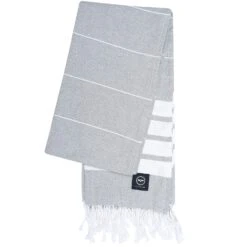 Alma Hamam Bath Sheet 80x180 Cm, Light Grey