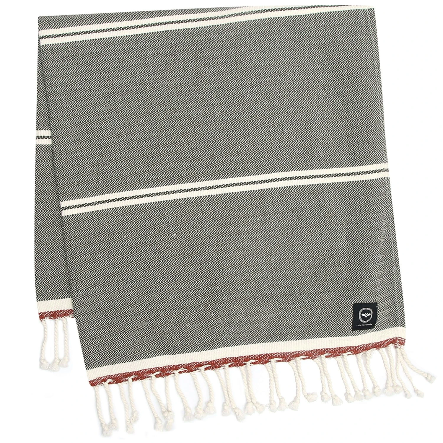 Amasra Hamam Bath Sheet 90x190 Cm, Olive Green 3 Amasra Hamam Bath Sheet 90x190 Cm, Olive Green