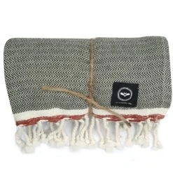 Amasra Hamam Bath Sheet 90x190 Cm, Olive Green 7 Amasra Hamam Bath Sheet 90x190 Cm, Olive Green -Hay Store recycled by wille badlakan hamam amasra 90x190 cm olivegron beige rost 3