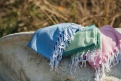 Kochi Hamam Bath Sheet 80x180 Cm, Blue -Hay Store recycled by wille badlakan hamam kochi 80x180 cm bla r bla 10