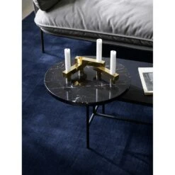 &Tradition Palette Coffee Table Jh7 Black Ash / Marble -Hay Store tradition palette coffee table jh7 black ash marble 3