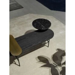 &Tradition Palette Coffee Table Jh7 Black Ash / Marble -Hay Store tradition palette coffee table jh7 black ash marble 5