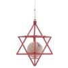 Suet Ball Feeder Star, Red -Hay Store wildlife garden suet ball feeder star 4